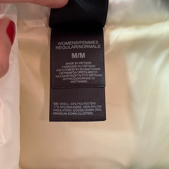 The north face women’s Aconcagua puffer Jacket white size medium - Picture 3 of 5